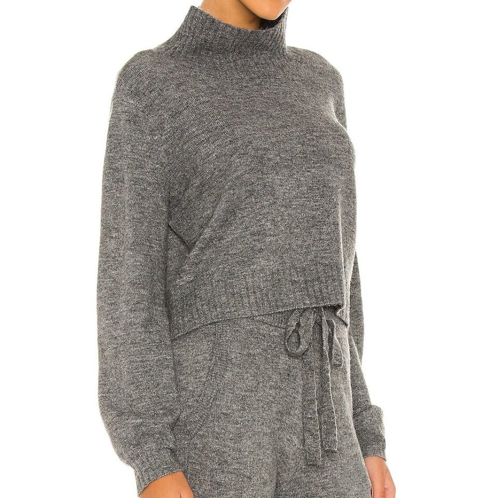 L'academie Plush Charcoal Turtleneck - image 4